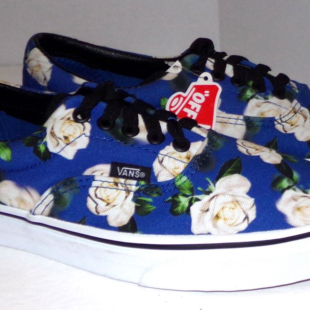NEW MENS FLORAL VANS SIZE 10 REALLY SWEET LOOKING SHOES! YOUR GOING TO LOVE THEM